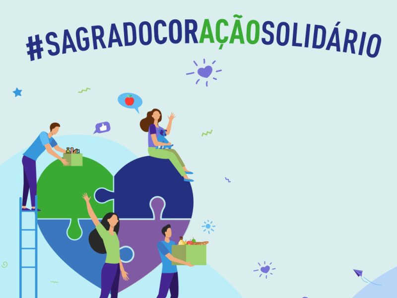 Colégio lança campanha Sagrado Coração Solidário para arrecadação de alimentos