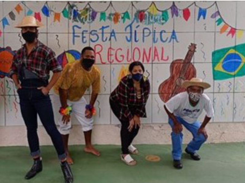 Festa típica regional virtual no Projeto Vida Irmã Maria de Aquino – Ubá/MG