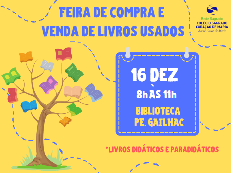 Feira de compra e venda de livros usados - 2022